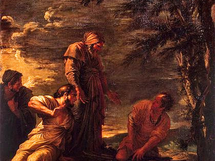 Проотагор (справа), фрагмент картины Сальватора Розы