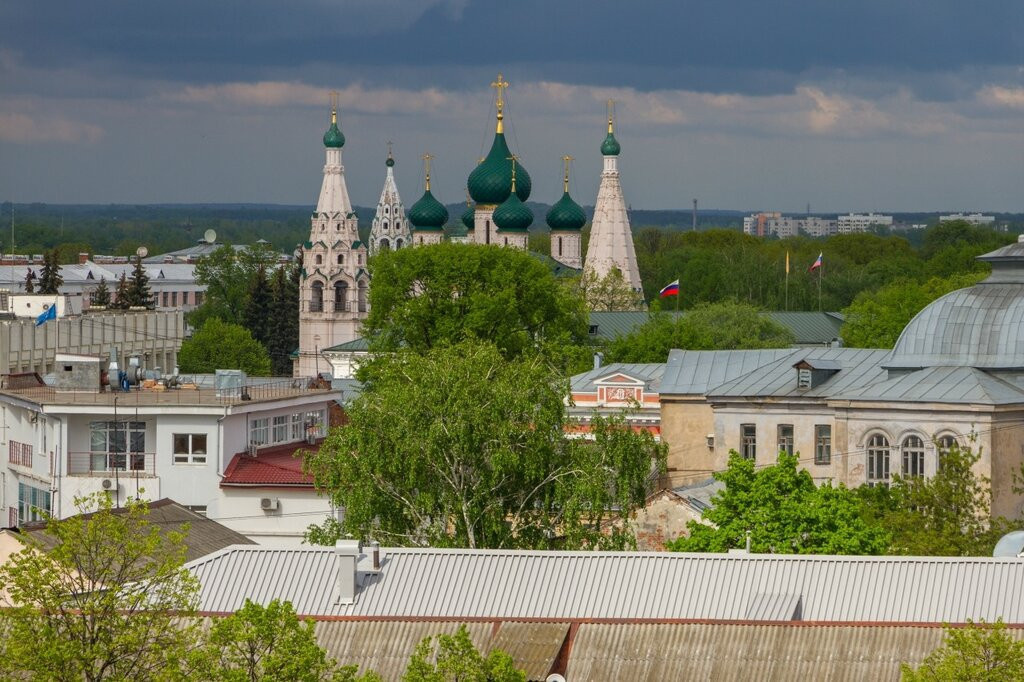 Панорама Ярославля - Церковь Ильи Пророка