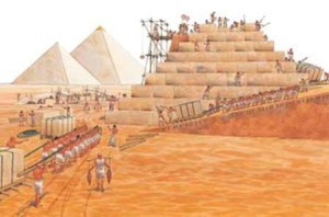 как строились египетские пирамиды