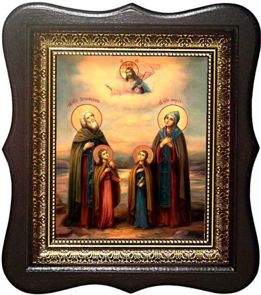 Святые Ксенофонт, Мария и их сыновья Иоанн и Аркадий