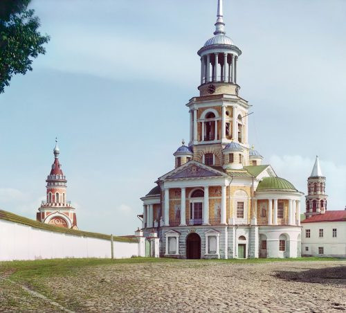 С. М. Прокудин-Горский. Борисоглебский монастырь. [Торжок], лето 1910 года.
