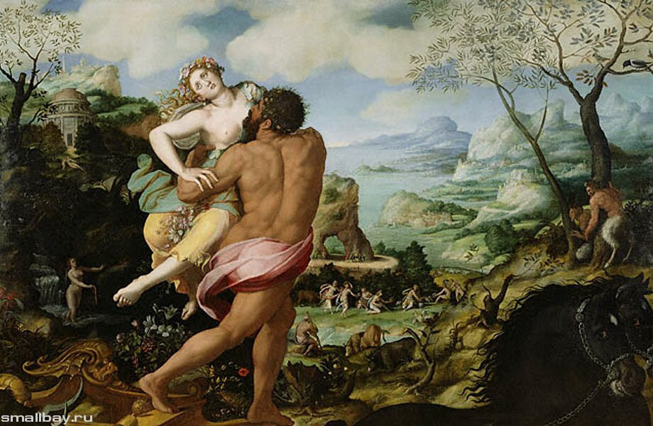 Похищение Персефоны, Алессандро Аллори, 1570 г. (Музей Гетти, Лос-Анджелес)