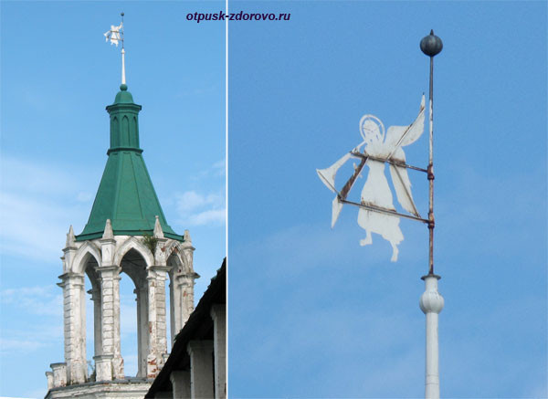 Смотровые башни и флюгер, Спасо-Яковлевский монастырь, Ростов Великий