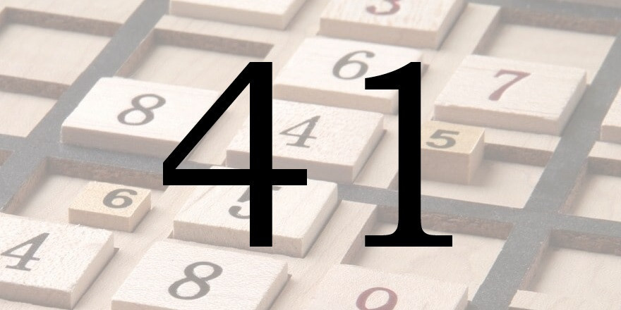 Число 41 в нумерологии - значение