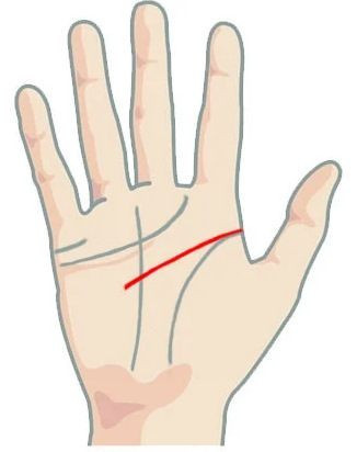 Значение центральной линии головы (ума) при гадании по руке