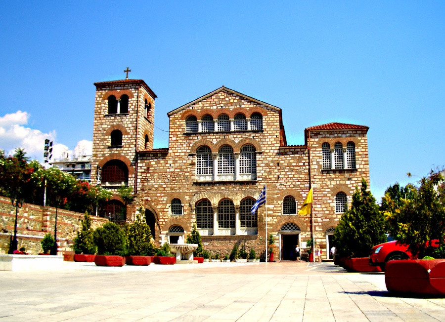 Фасад базилики Святого Димитрия (313–323 гг)