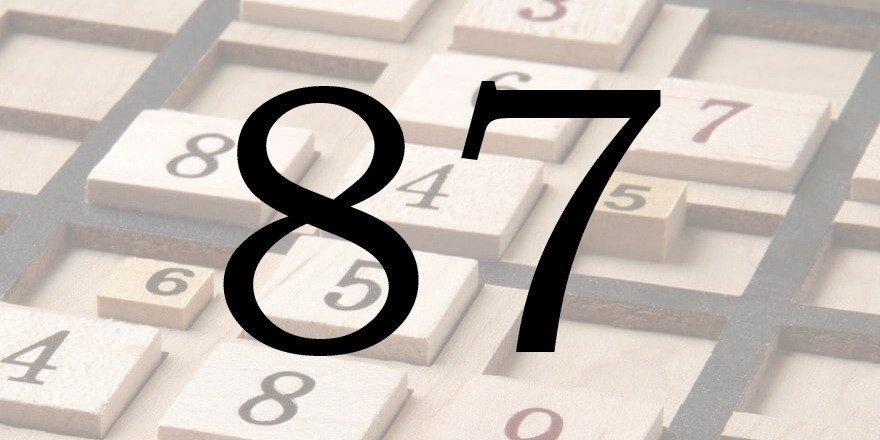 Число 87 в нумерологии - значение