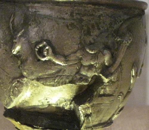 Цернуннос. Изображение на серебряной чаше из Лиона, около 1930-12 гг до н.э