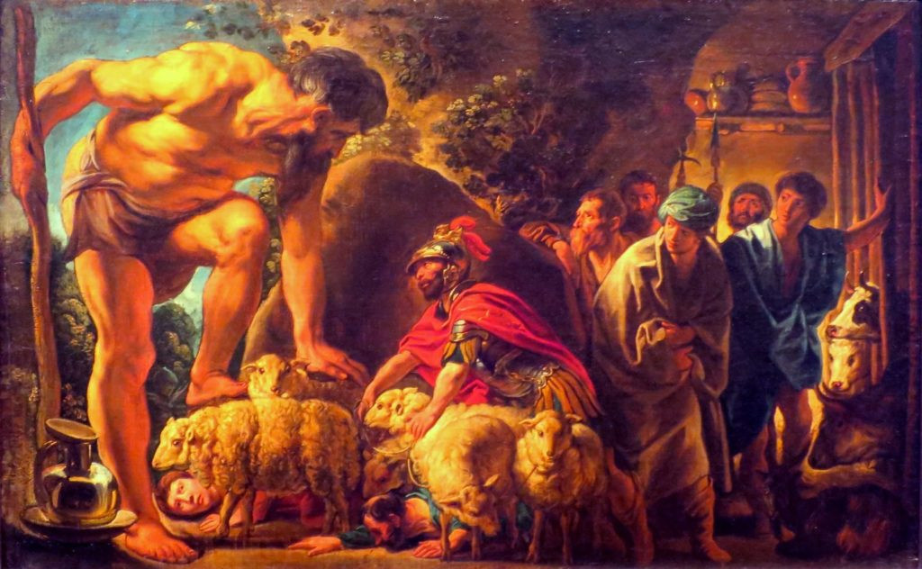Одиссей и Посейдон