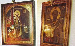 Покровский собор, Муром, икона Александра Невского и Святого Николая