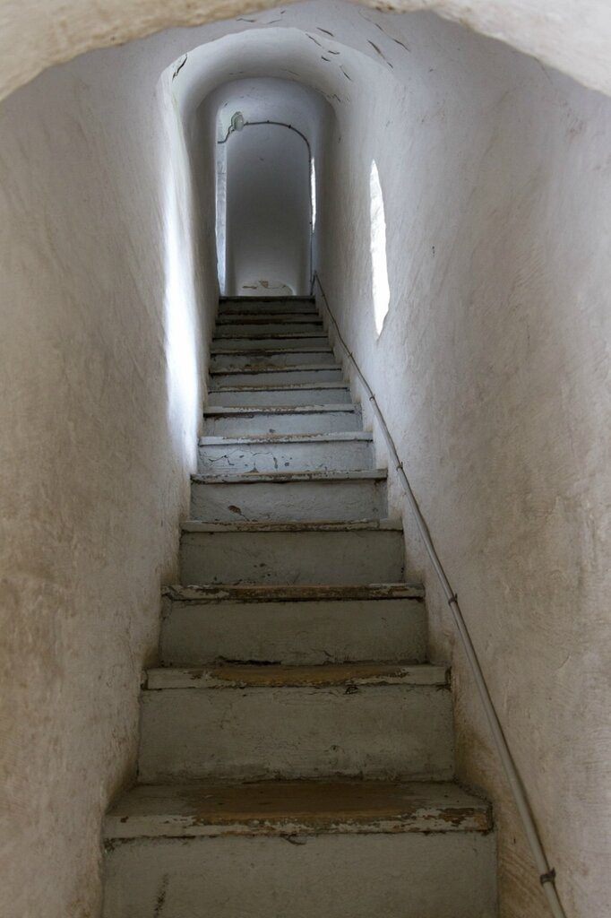 Лестница в колокольне, Спасо-Преображенский монастырь
