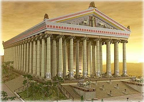Фотография храма богини Геры на острове Самос