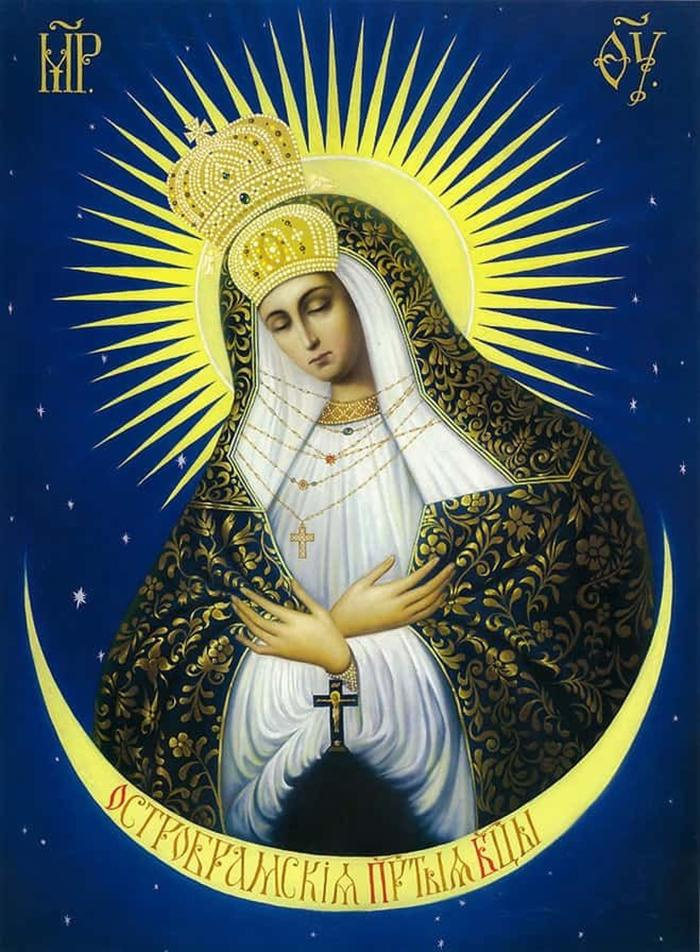 икона Божией Матери Остробрамская фото