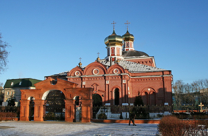 Казанский монастырь в Рязани зимой