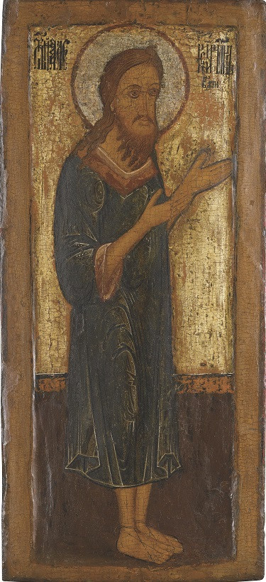 Святой Алексий, человек Божий. Икона XVII века, частная коллекция
