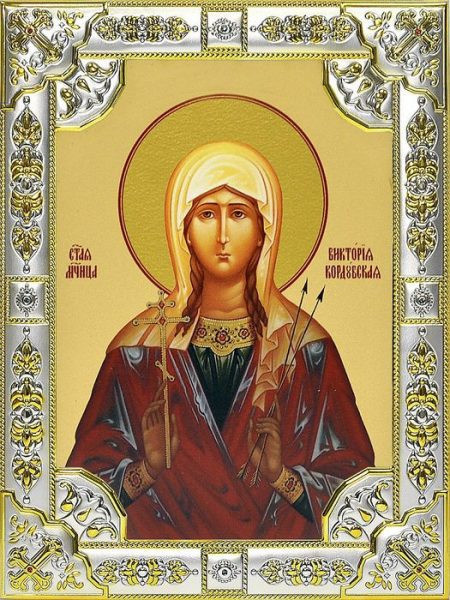 Икона со святой Викторией Кордубской