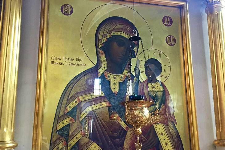 Смоленская икона Божией Матери, именуемая Одигитрия