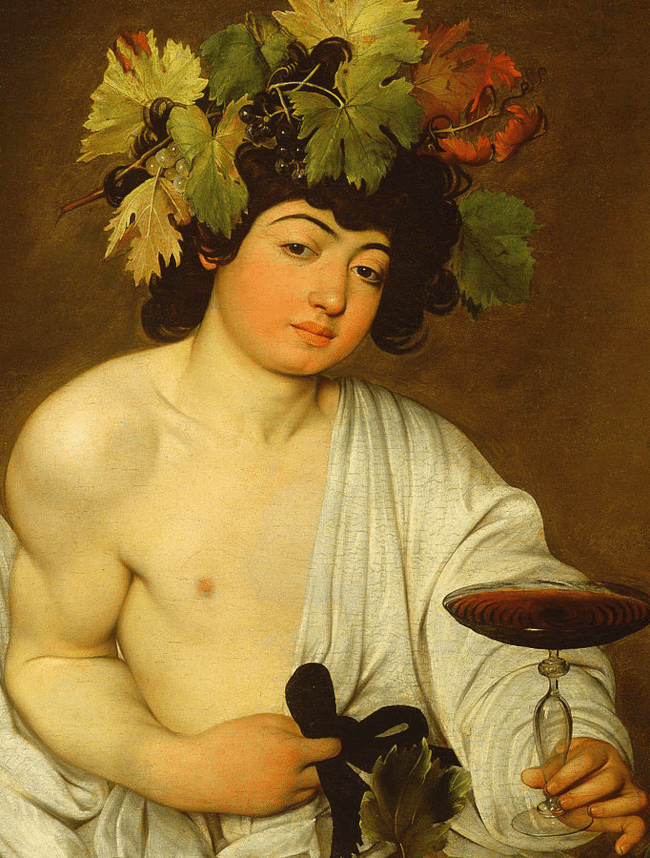Дионис в картине Караваджо 