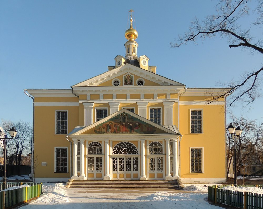 Покровский собор старообрядческой Русской православной церкви на Рогожском кладбище