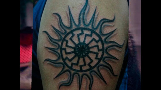 Символика татуировки черное солнце
