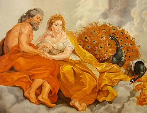 Изображение Зевса и Геры