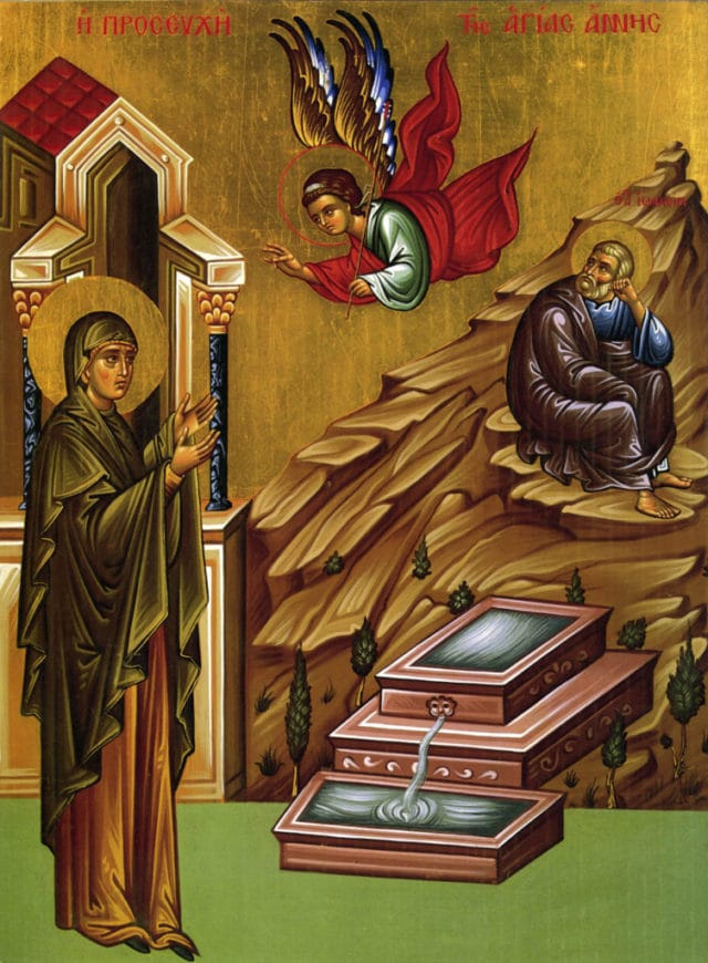 Икона святых Иоакима и Анны