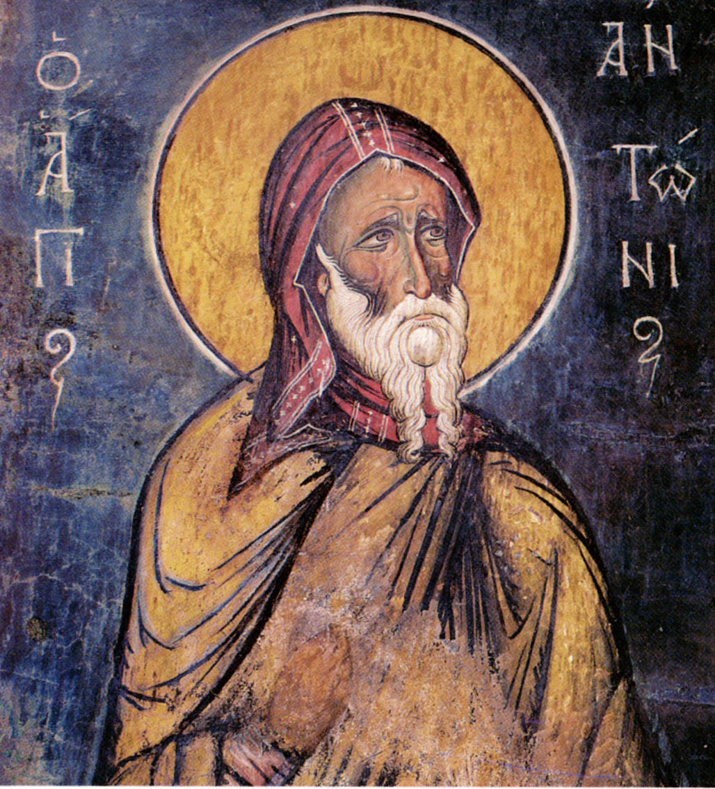 Святой Антоний Великий. Прохладный. Кипр (Лагудера Аракос), 1192 г
