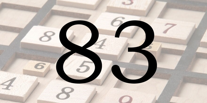 Число 83 в нумерологии - значение