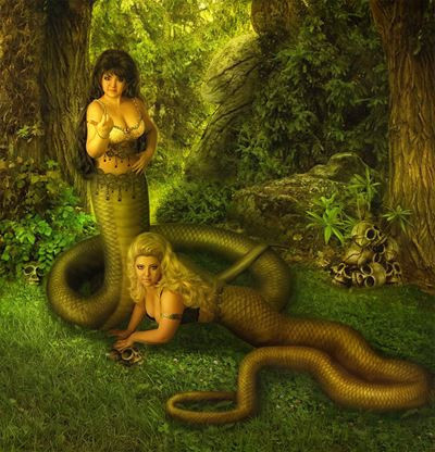 ламии - женщины-змеи