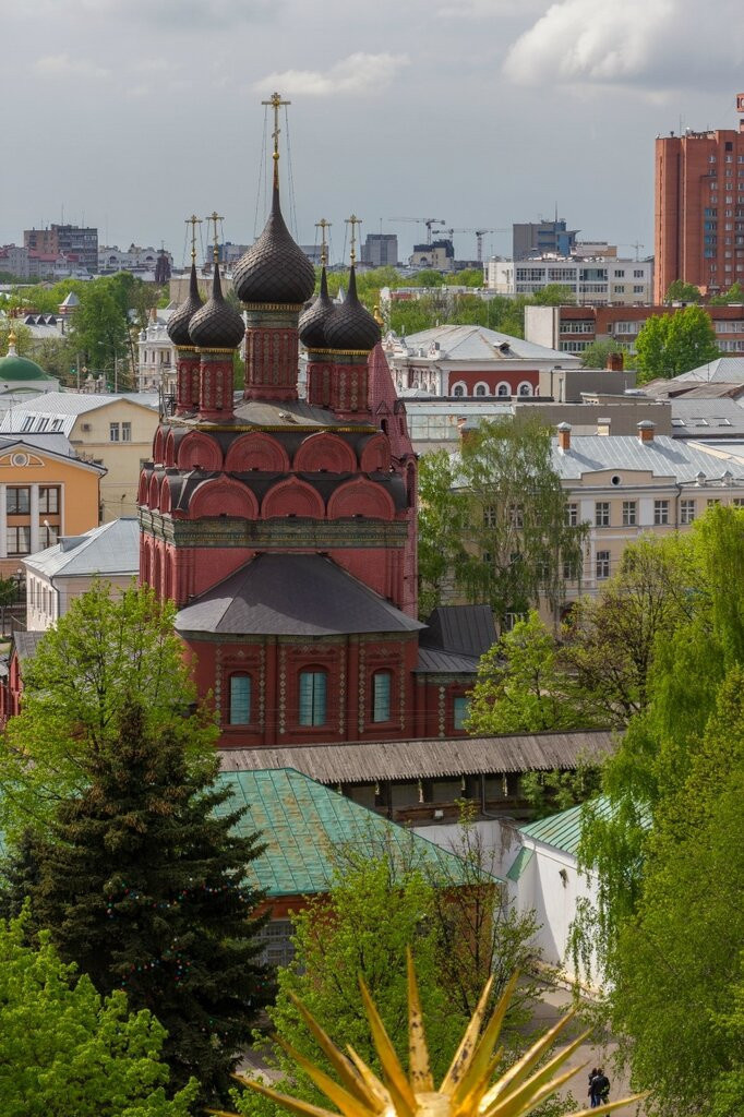 Панорама Ярославля - Богоявленская церковь